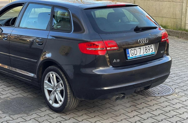 Audi A3 cena 26997 przebieg: 191000, rok produkcji 2009 z Głogów małe 301